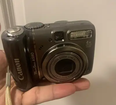 Canon PowerShot A590 IS 8MP Digital Camera , View more