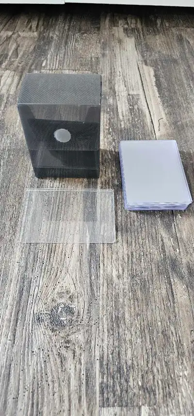 Deck Box and Toploaders, View more