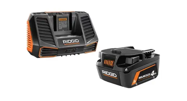 RIDGID 18V MAX Output Lithium-Ion 4.0 Ah Battery and Charger Kit in Power Tools in City of Toronto - Image 4