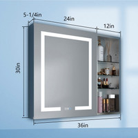 Schulenburg 36'' W 30'' H Recessed or Surface Mount Medicine Cab