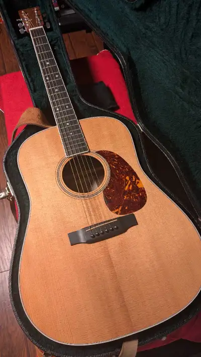 Martin D-16RGT acoustic guitar with case, View more