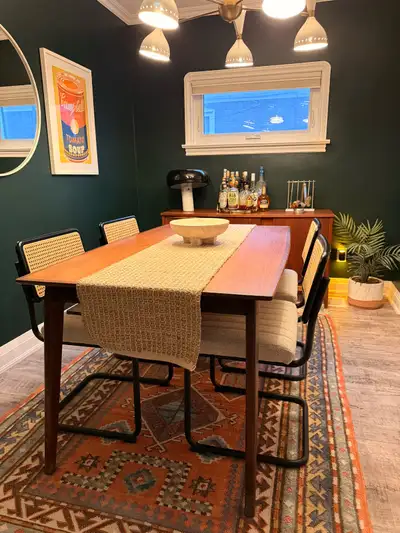 Mid-Century Teak Dining Table — Seats 4–6, View more