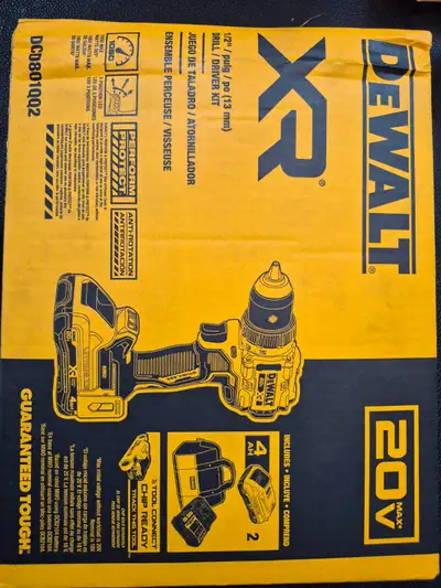 Dewalt  XR drill tools 20v Max +battery +charger end bag., View more