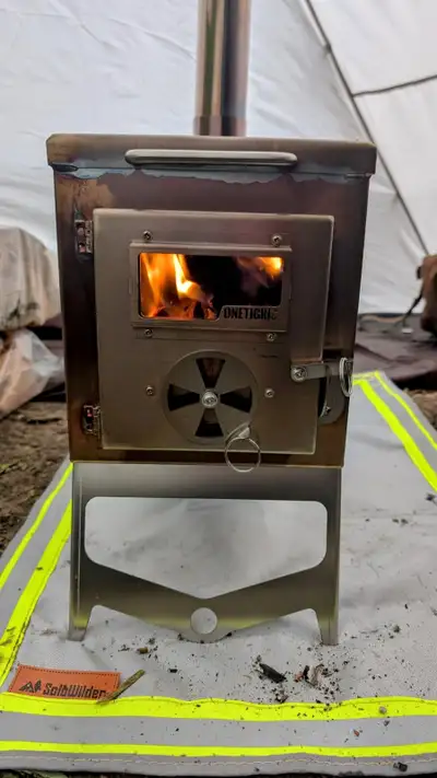Brand New Tent Stoves w/ Chimney Pipes for Camping, View more