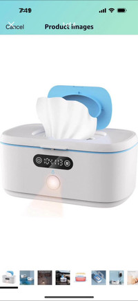 Bellababy Wipe Warmer with Night Light for Diaper Changes