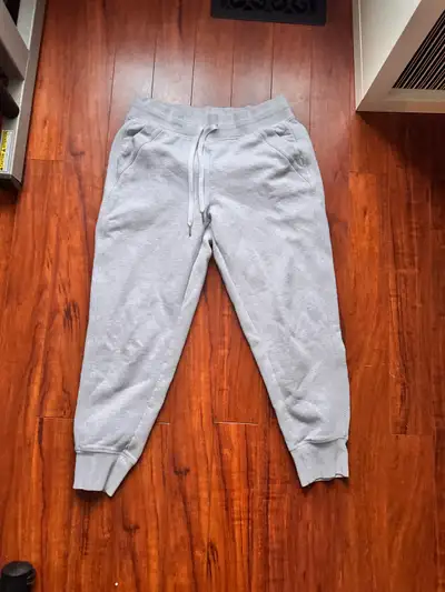 Women’s Large Light Grey Baggy Drawstring Sweatpants, View more