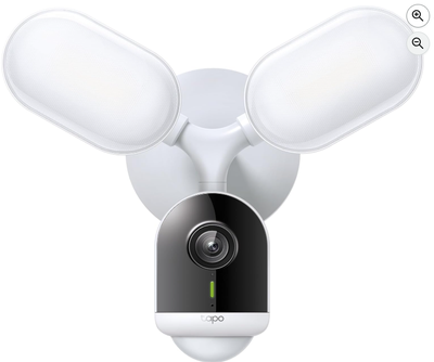 Tapo TP-Link Smart Outdoor Security Floodlight Camera, Wired, View more
