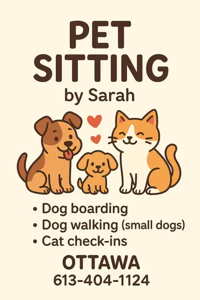 pet sitting , View more