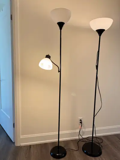 IKEA standing lamps - set of 2, View more