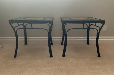 2 End Tables, View more