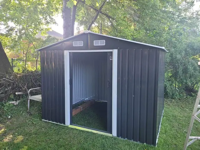 Relyard - 8x8 Metal Outdoor Garden Shed in Outdoor Tools & Storage in Mississauga / Peel Region - Image 9