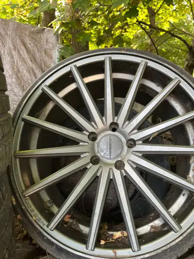 I have a set of 4 VOSSEN 20 inch wheels for sale tires have 85% left on them bolt pattern 5/120 call...