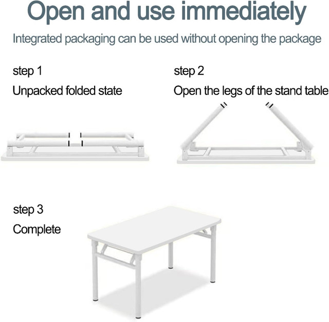 #ROVARD Modern Simple Style PC Table Folding Desk in Desks in City of Toronto - Image 4