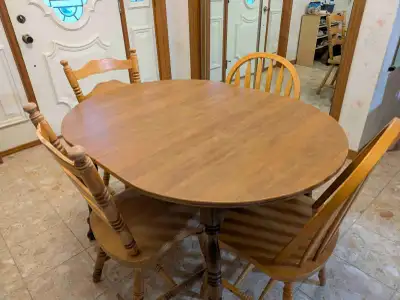 Table and chairs, View more
