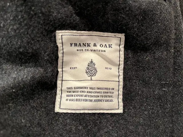 FRANK & OAK / Manteau en laine pour hommes / Wool men coat in Men's in City of Montréal - Image 5