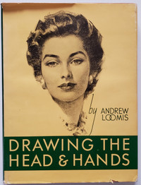 ANDREW LOOMIS - DRAWING THE HEAD & HANDS - VINATGE 1966