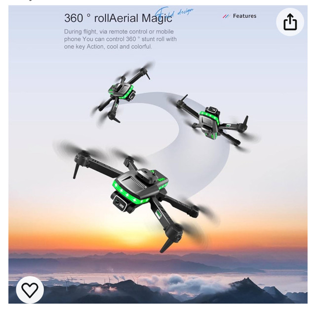 Drones for Adults,Foldable Drone with 4K Dual Camera | S 160 Dro in Other in Winnipeg - Image 3