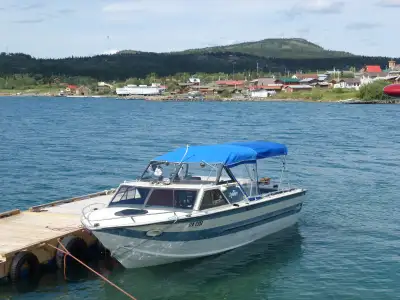 1980 Sylvan 22Ft. Off Shore Boat For Sale. Located in Atlin BC. $ 5500.00 CAD Have the canvas covers...