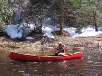 16 foot Cedar Strip Canoe (fiberglass and epoxy)