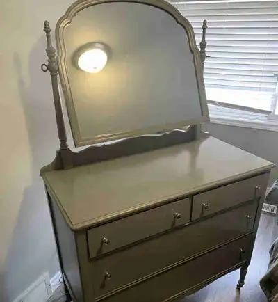 antique solid wood vanity , View more