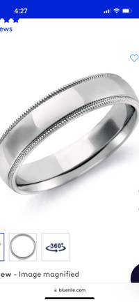 LOST men’s wedding band
