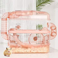 Acrylic Hamster cage Small Animal breeding cage Ha