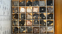 Collection de roches et minéraux avec livret