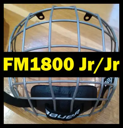 HELMET, Hockey --- BAUER (1800Jr) Cage --- $10, View more