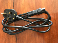 UK power cable for Laptop