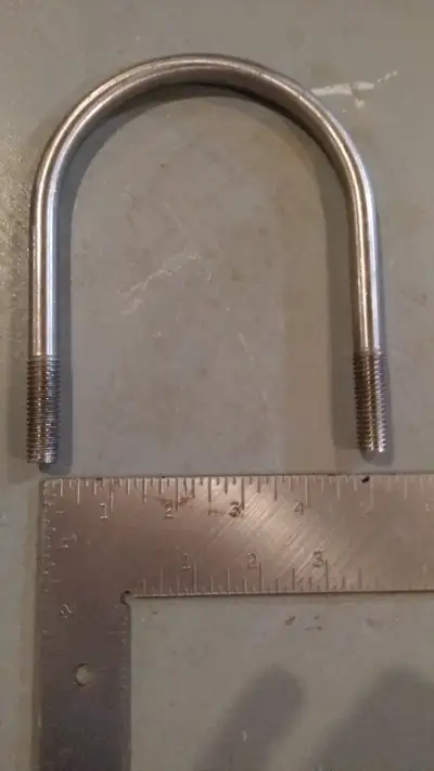 U bolts. 5"x6". Stainless steel. $2/each