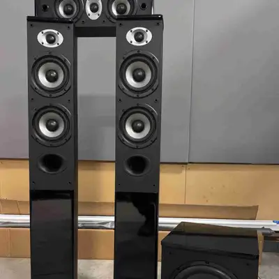 PRICE DROP! $500 Two towers with atmos height channel, Centre channel and 10” subwoofer. Create a 3....