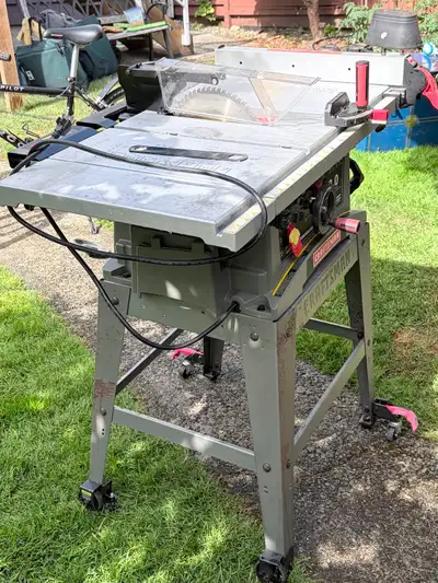 This Craftsman 10-inch table saw (model 137.271350) is a reliable and powerful tool, perfect for han...