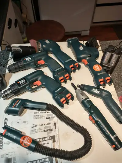 Black & Decker cordless versa-pack tool set., View more