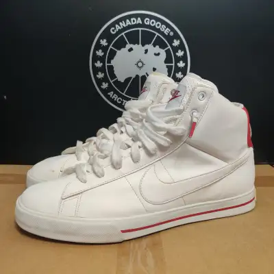 Nike Blazer Mid Hi White Red Shoe ⎮ Men 12 US, View more