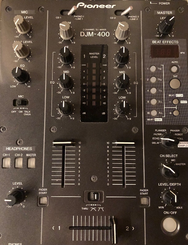 Pioneer DJM-400 2 Channel DJ Mixer | Performance & DJ Equipment