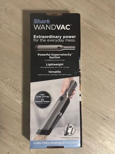 SHARK WANDVAC HANDHELD VACUUM – NEW SEALED, View more