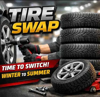 Tire Swap Service $80 , View more