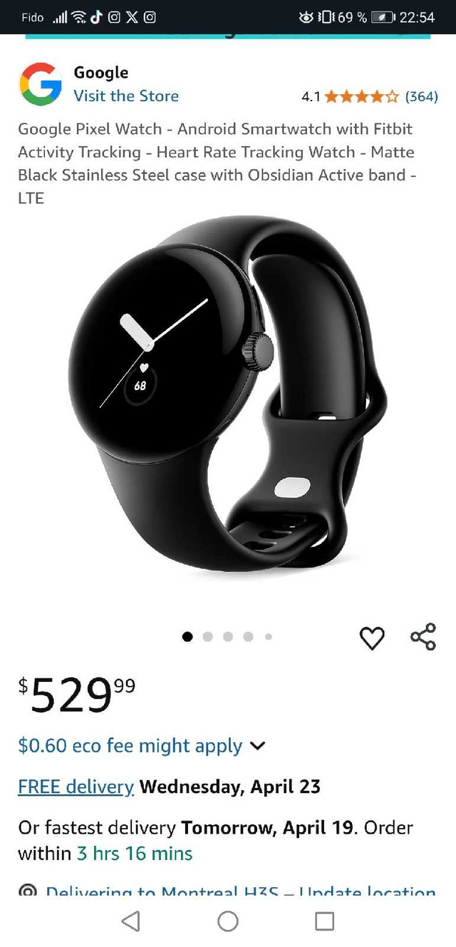 neuf scellé Google pixel watch avec fitbit dans Autre  à Longueuil/Rive Sud