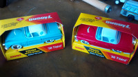 2 Buddy L 1956 Thunderbird Cars, NIB, "Toughest Toys on Wheels"