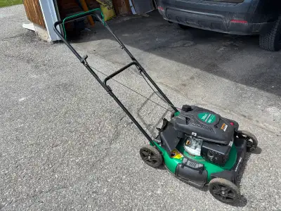 gas powered lawn mower, View more