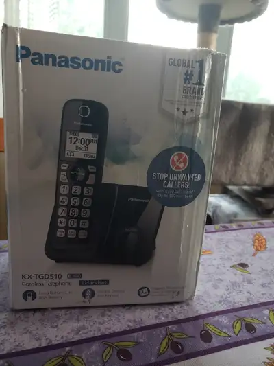 Téléphone pour ligne fixe, sans répondeur. Blocage des appels frauduleux en un bouton, très pratique...