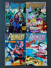 Avengers West Coast # 76-79 (1985 Marvel Comics Series)