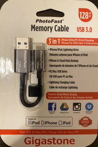 Gigastone photo fast memory cable 128GB