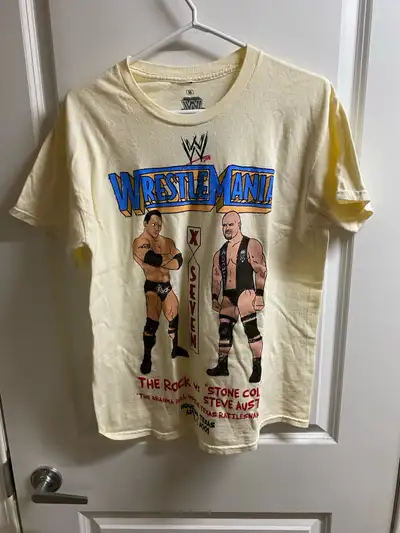 WrestleMania WWF Legends T-Shirt The Rock/Stone Cold Medium , View more