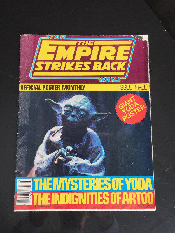 Star Wars Empire Strikes Back Official Monthly Poster #3 1980 in Arts & Collectibles in Winnipeg
