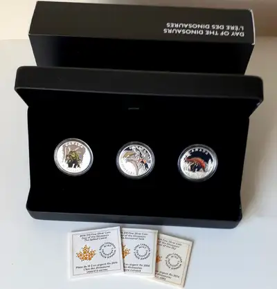 Monnaie Royale du Canada 3 X 1/2 oz argent silver coin set 2016, View more