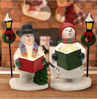 Set of 2 Lewondr Christmas Votive Tealight Candle Holders
