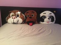 Plush Animal Masks - $15 each