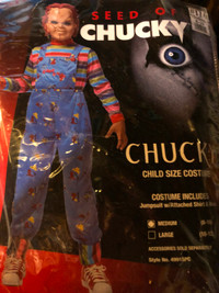 Seed Of Chucky; Halloween costume; kids medium, brand new