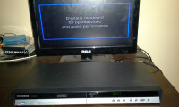 Samsung DVD recorder with 50 blank disc spindal